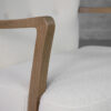 Hilda Cream P290 Fabric Accent Chair - Details