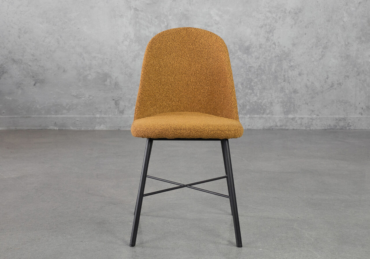 Lulu-Chair - OchreBK - Front