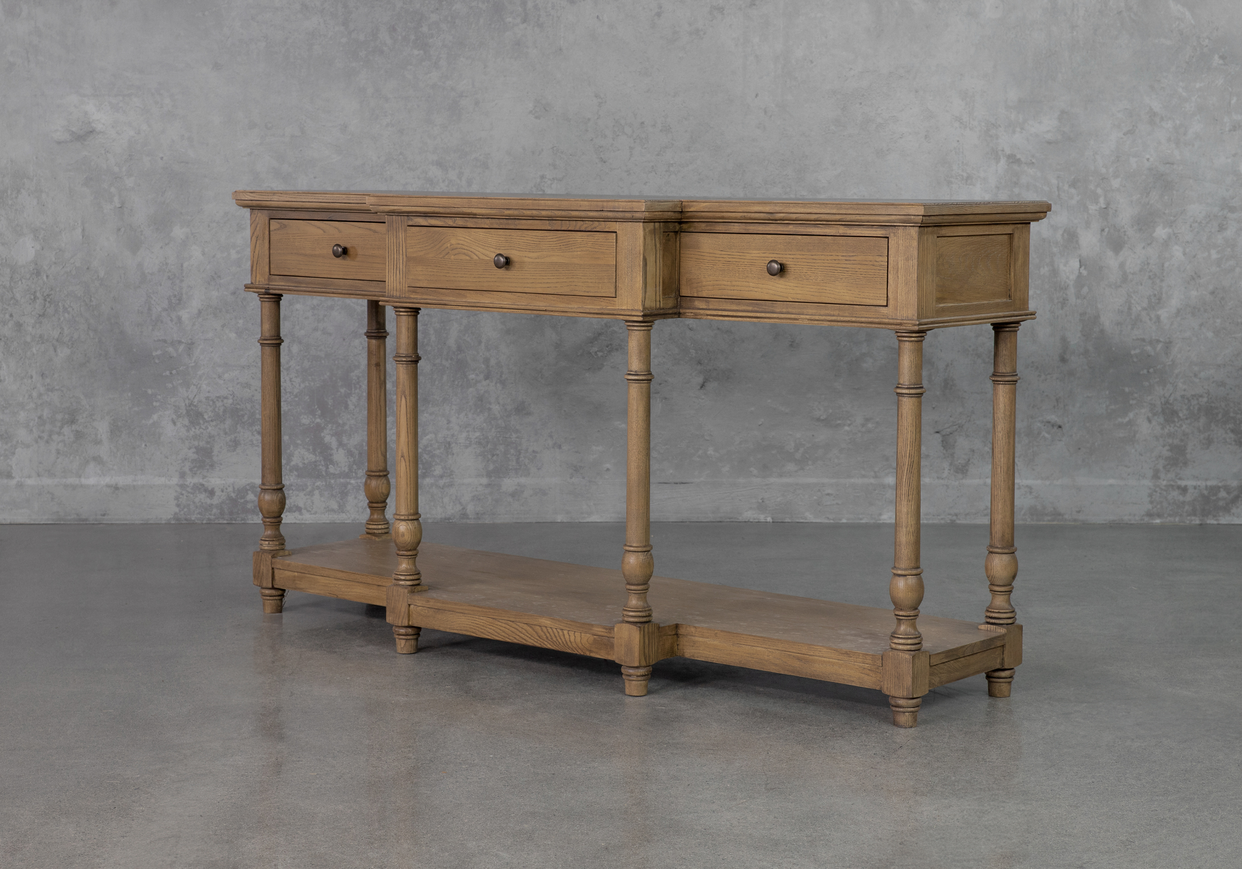 Manon Wood Console - Angle