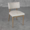 Miston Taupe P382 Leather Dining Chair