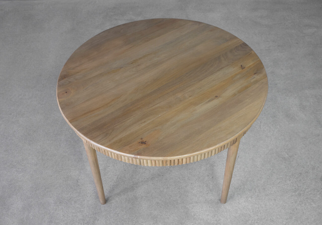 Moldova Mango Round Dining Table - Top