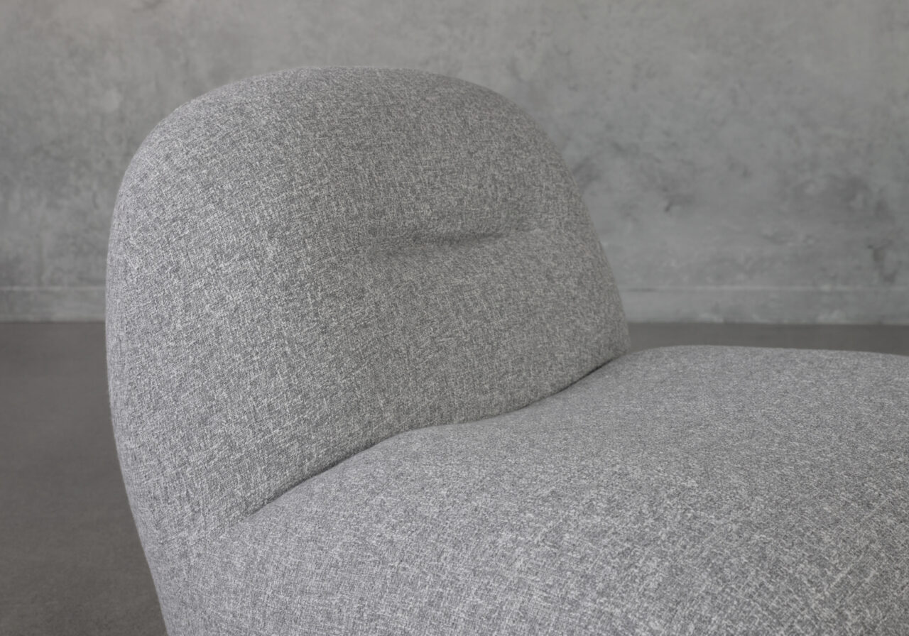 Petrie Grey B1362 Fabric Swivel Chair - Details