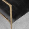 Sezanne Black P658 Fabric Accent Chair - Details