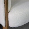 Soco Cream P295 Fabric Accent Chair - Details