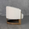 Soco Cream P295 Fabric Accent Chair - Side