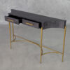 Tiera Ebony Wood Console