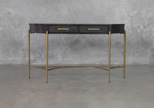 Tiera Ebony Wood Console - Front