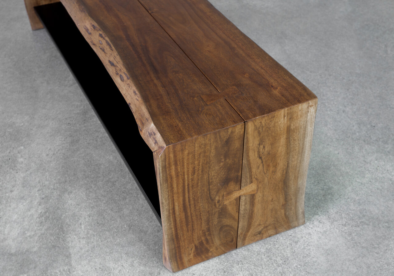 Yukon Wood Dining Bench - Details