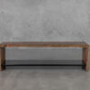 Yukon Wood Dining Bench - Front