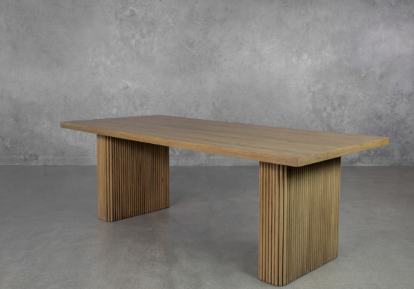 Agustin Wood Dining Table - Angle