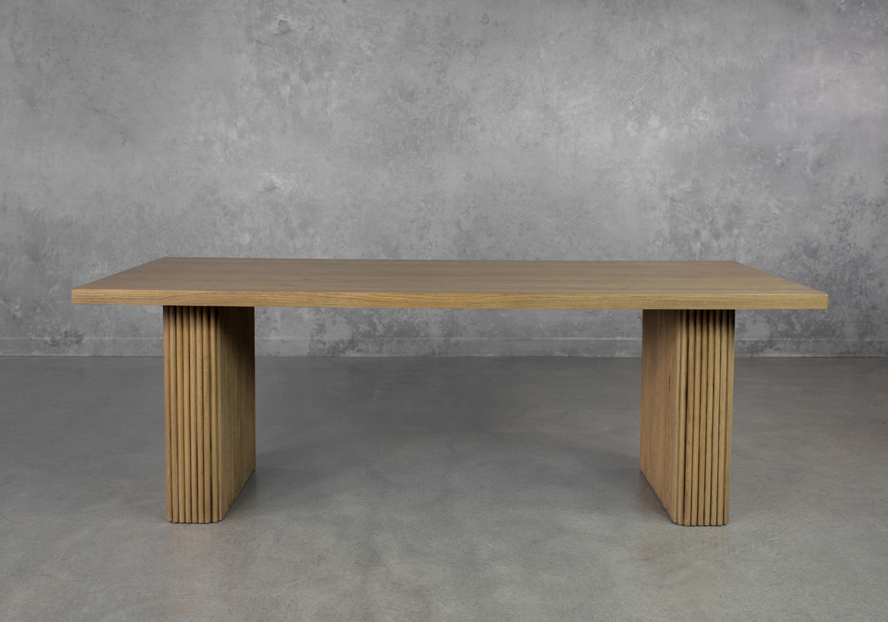 Agustin Wood Dining Table - Front