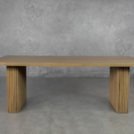 Agustin Wood Dining Table - Front