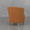 Coco 725 Rust Fabric Accent Chair - Back