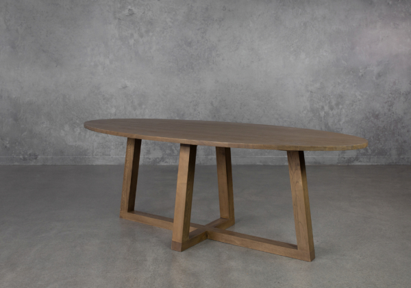 Estelle Wood Dining Table - Angle