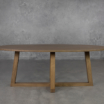 Estelle Wood Dining Table - Front