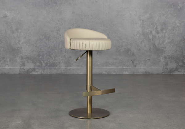 Felic Mushroom Vinyl Stool - Angle