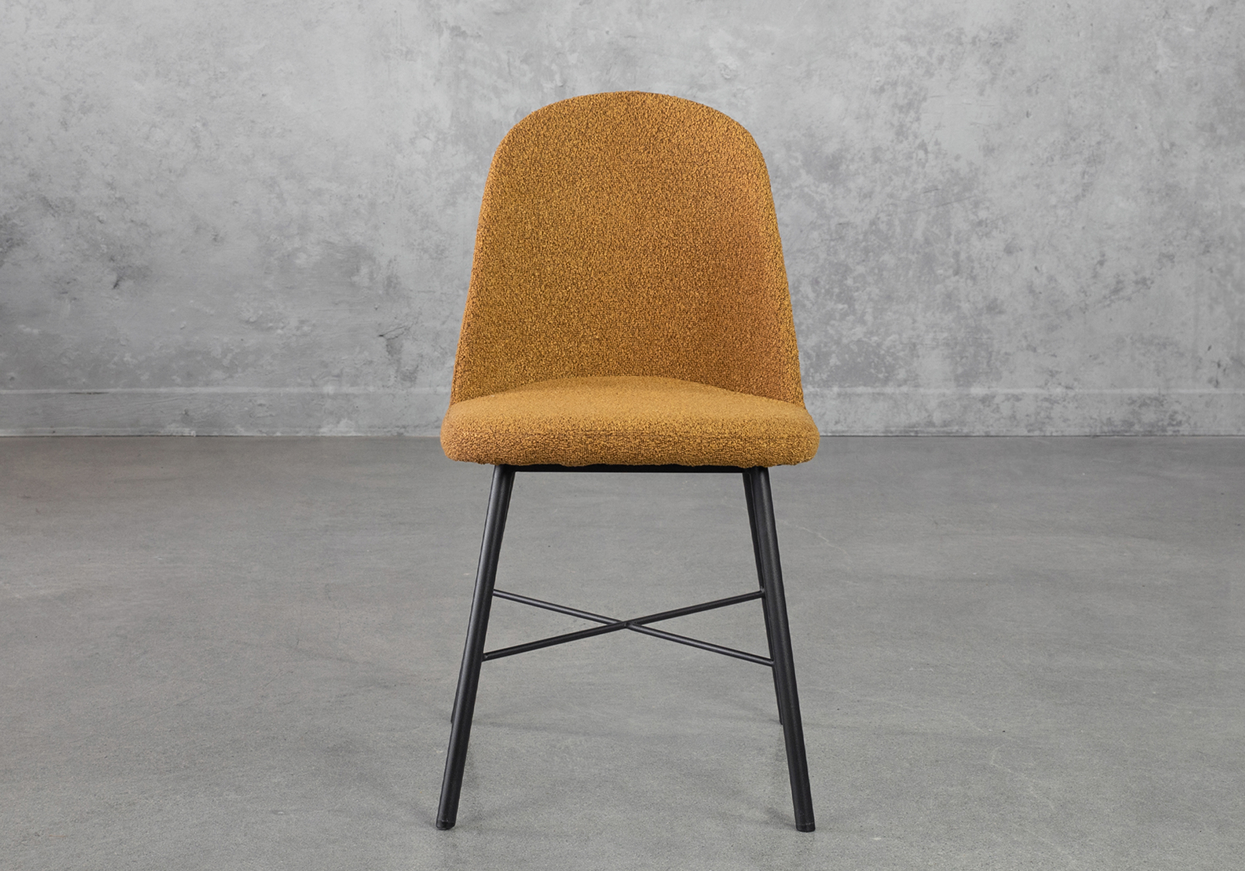 Lulu-Chair- OchreBK - Front