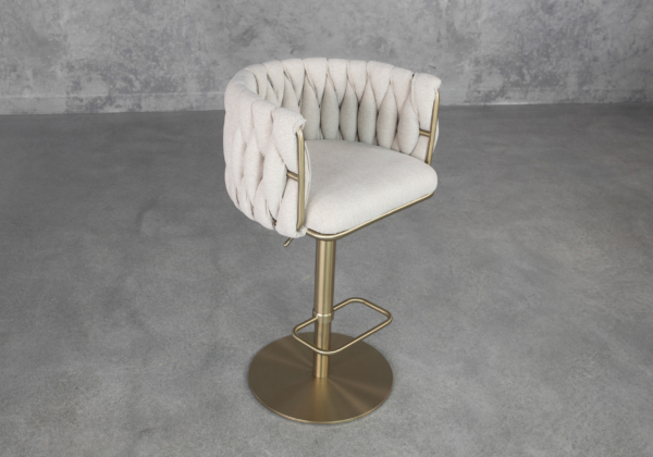 Marcel Cream Fabric Counter Stool