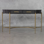 Tiera Ebony Wood Console - Front